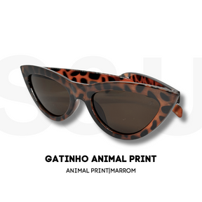 ÓCULOS GATINHO ANIMAL PRINT